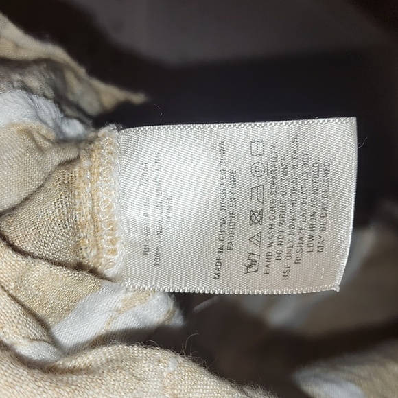 Anthropologie Akemi & Kin 100% Linen Tunic Top Size Medium Lagenlook Dolman - Picture 6 of 10